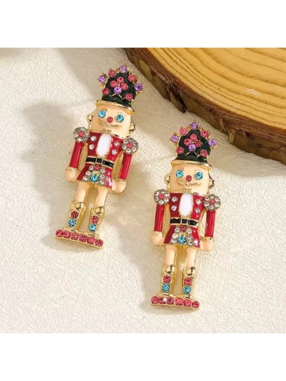 Christmas Nutcracker Soldier Earrings